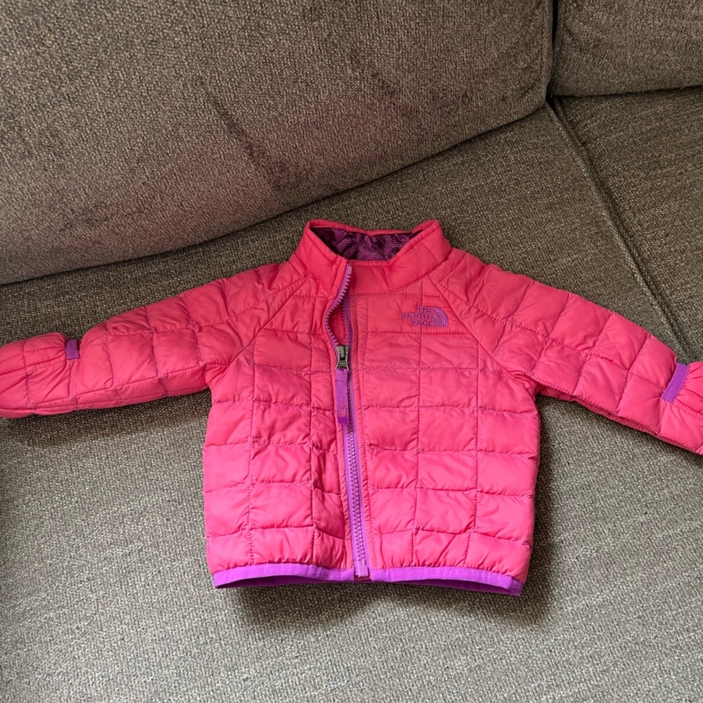 Baby Girl North Face Jacket 3-6 months